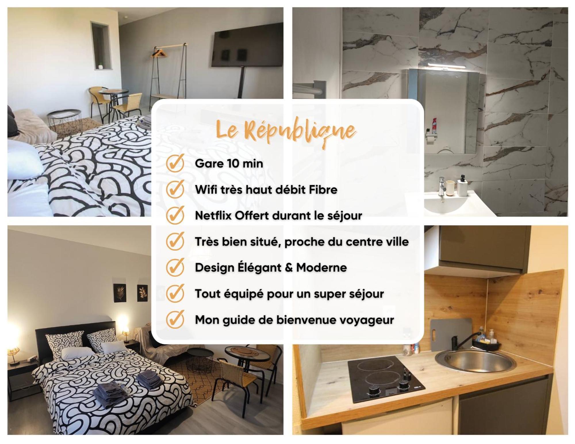 Le Republique Grand Studio Wi-Fi / Netflix Angoulême Exteriör bild